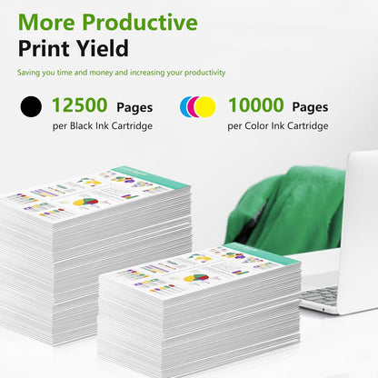 508X Toner Cartridge Combo Pack (5-Pack, 2Black/1Cyan/1Magenta/1Yellow) Replacement for HP 508X 508A 508 Toner CF360X CF361X CF362X CF363X Compatible for M553 M552 553 MFP M577 Series Printer