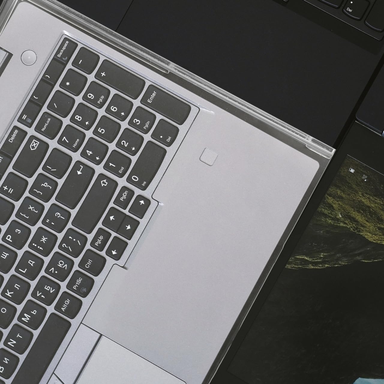 Gadpiparty Acrylic Keyboard Cover Clear Waterproof Laptop Keyboard Protector Computer Mechanical Keyboard Accessories 15.6 Inch