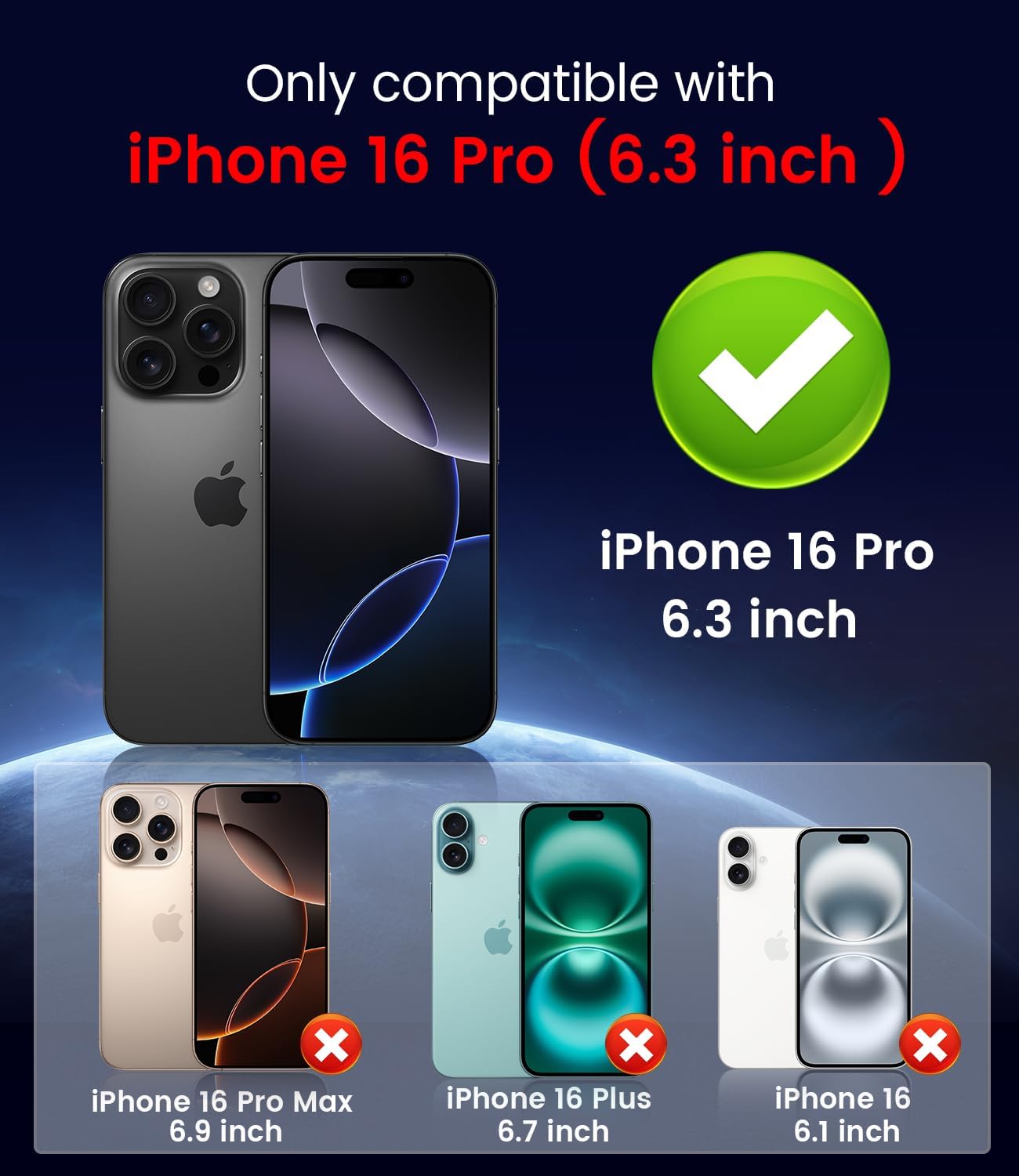 Magnetic for iPhone 16 Pro Case [Compatible with MagSafe][Built-in Camera Lens Protector] Slim Soft Silicone Bumper Shockproof Metallic Luster Phone Case (Rose Gold)