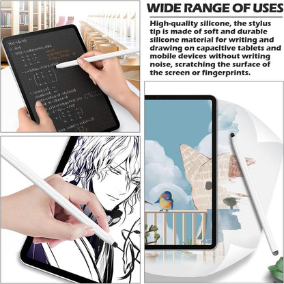 20Pcs Replacement Tips Silicone Rubber Touch Screen Pens Tips for Touch Pen (9 * 20mm)