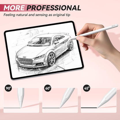 4Pack Replacement Pencil Tips for Apple Pencil Pro,Upgraded Pencil Tips Fit for Apple 2nd 1st Gen USB-C,Wear-Resistant & Precise Control Needle Pencil Tips with Case,IPad Pro Pencil Sets