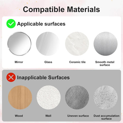 2PCS Silicone Suction Phone Case Mount,Non Slip Suction Cup, Hands-Free Phone Accessories Holder for Selfies and Videos,Silicone Adhesive Stand Sticky for Cell Phone Sky Blue