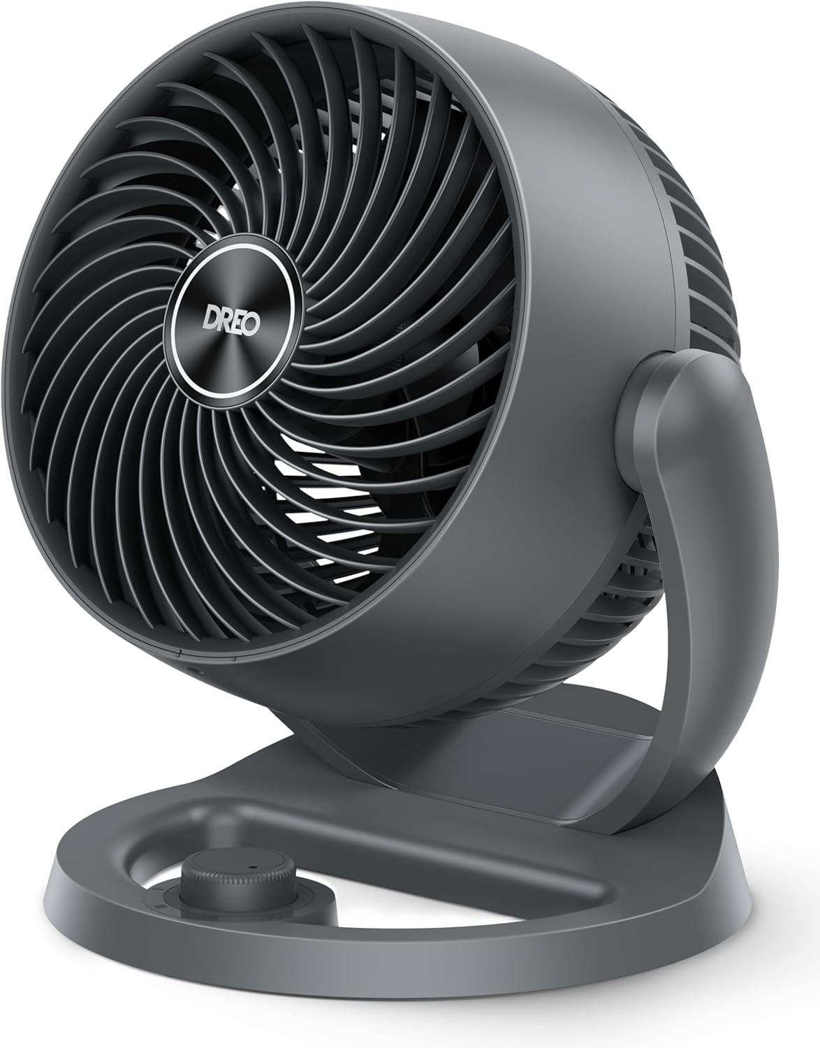 Dreo Desk Fan, 12-Inch Air Circulator Fan for Bedroom, 70ft Powerful Airflow, 120° Tilt Adjustment, 28dB Ultra-Quiet, 3 Speeds Small Table Fan for Whole Room, Home, Office