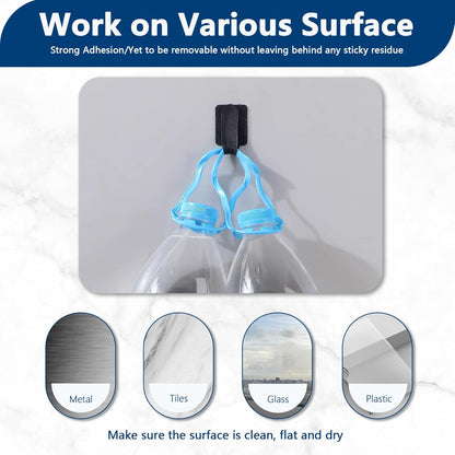 50 PCS Hook and Loop Cable Ties, Under Desk Cable Management, Self Adhesive Cable Tidy Clips Straps, Sticky-Back Cord Organizer, Wire Organizer for TV PC Laptop Ethernet Desktop, Black