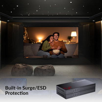 AV Access HDBaseT DisplayPort KVM Extender, Zero Latency, 4k@30Hz/1080P@120Hz, DP 1.2 PoE Extender, 2 USB 2.0 Ports for Keyboard and Mouse, EDID, Over Single Cat5e/6/6a/7 Up to 330ft (4KEX100-DP-KVM)