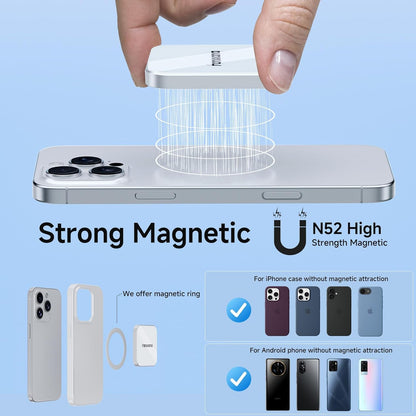 1TB Magnetic External SSD,2000MB/s Type-C USB 3.2 Gen 2x2 Portable SSD,Ultra-Slim External Hard Drive,4K ProRes Recording & Store,External Solid State Drive for iPhone15/16/Android/PC/Mac -PS2005