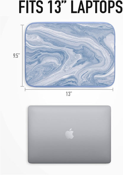 Vandel MacBook Air 13 inch Laptop Sleeve, Fits 13-13.3 inch Laptops: Neoprene MacBook Air & Pro Case, Chromebook, HP Soft Cover | Thin Computer Carrying Bag, Blue Mac (M1 & M2) Pouch
