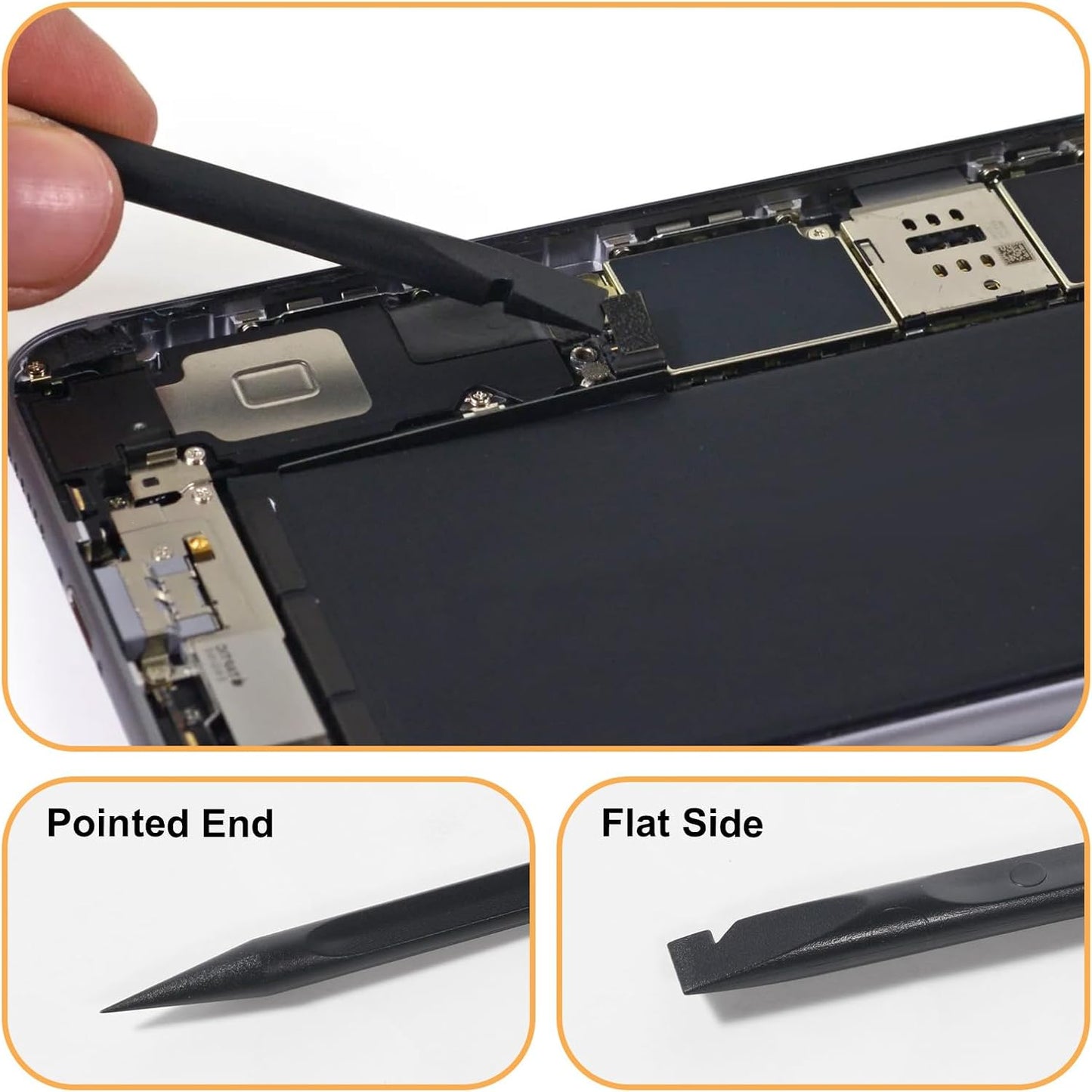 13 Piece Spudger Pry Tool Kit, Plastic & Metal Spudger Set Electronic Product Repair Tool Kit for Cell Phone Computer Eyeglasses Small Digital Appliances