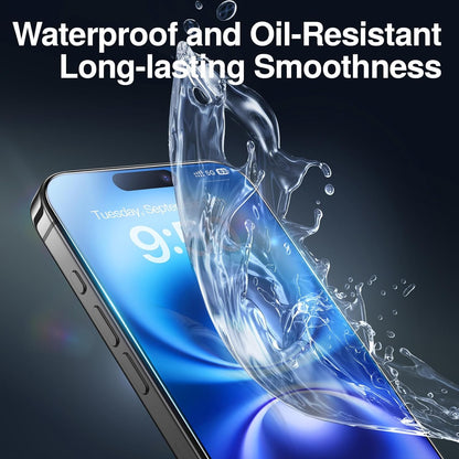 SMARTDEVIL 2 Pack Screen Protector for iPhone 16 (6.1 Inch) Tempered Glass, HD Clear Film, Easy Installation, Dust-Free & Bubble-Free