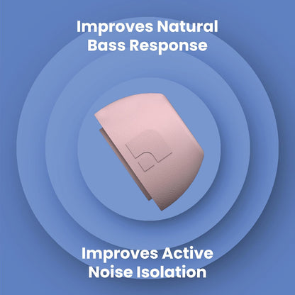 Foam Masters Ultra-Premium Memory Foam Ear Tips for AirPods Pro 1st & 2nd Gen | 3 Pairs | Black Magic Ver 6.0 | Secure | Comfort | Better Noise Cancel | Replacement Buds – Crystal Pink, Assorted S/M/L