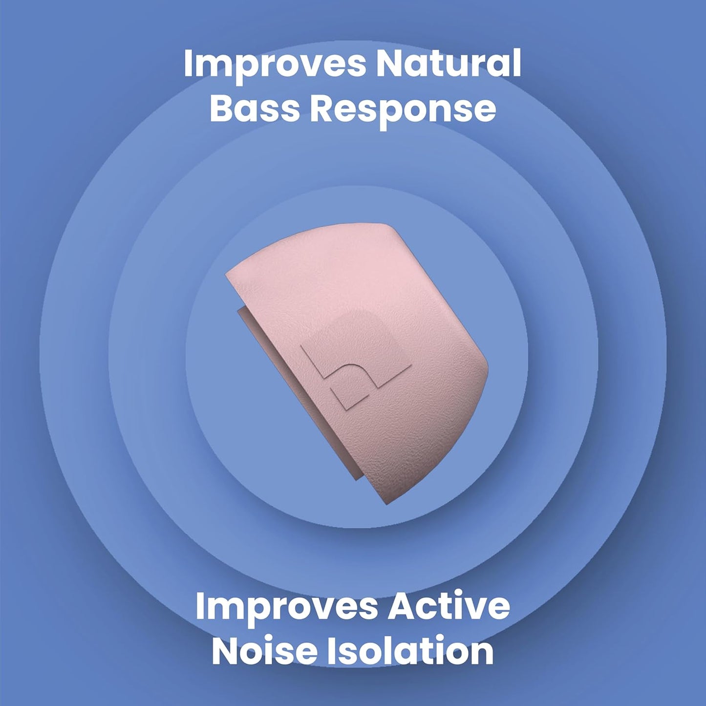 Foam Masters Ultra-Premium Memory Foam Ear Tips for AirPods Pro 1st & 2nd Gen | 3 Pairs | Black Magic Ver 6.0 | Secure | Comfort | Better Noise Cancel | Replacement Buds – Crystal Pink, Large