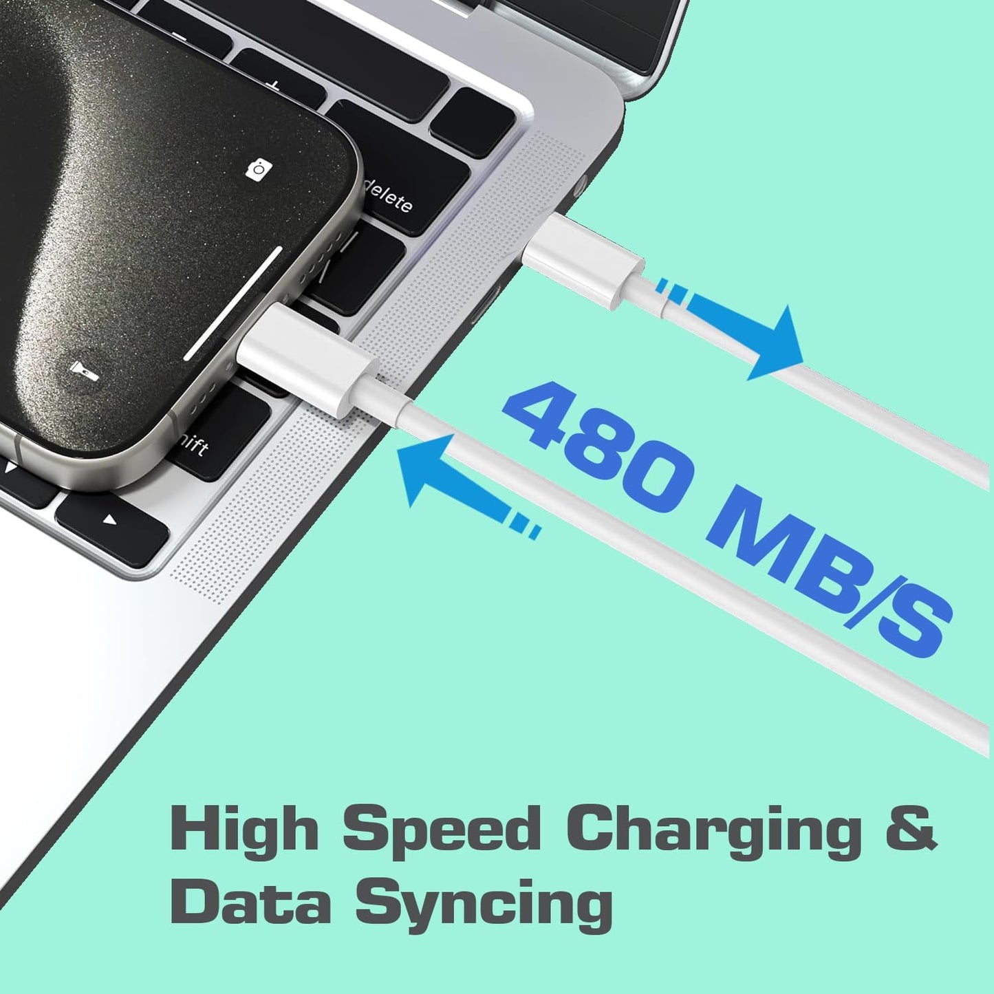 iPhone 16 Charger Fast Charging, 3Pack 20W USB C Fast Charger Plug 10ft USB C to USBC Cable Cord Compatible iPhone 16/16 Pro Max/15 Pro/15 Plus,iPad Air M2 11/13 inch,iPad Pro M4 11/13inch,iPadAir 4/5