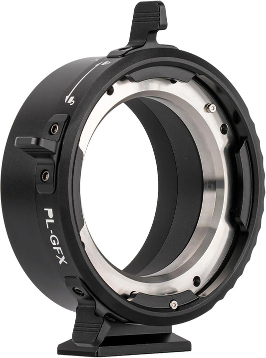 VILTROX PL-GFX Lens Adapter Converter Ring Manual Focus with Rotary Lock Compatible with PL Lens to Fuji G Mount GFX Cameras Fuji GFX50R, GFX50S, GFX50S II, GFX100S, GFX100/PL-GFX Pro
