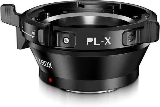 VILTROX PL-X Lens Mount Adapter Ring Lens Converter with Rotary Lock Compatible with PL Lens to Fuji X-Mount Cameras- X-Pro1/X-Pro2/X-E1/X-E2/X-E2s/X-E3/X-H1/X-T1/X-T2/X-T3, etc.