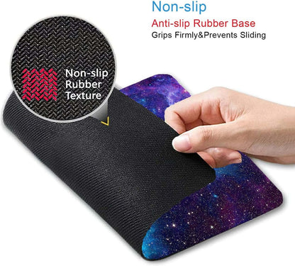 Gaming Mouse Pad,Galaxy Stars Mouse Pad,Mouse Mat Square Waterproof Mouse Pad Non-Slip Rubber Base Mousepad for Office Laptop, 9.5"x7.9"x0.12" Inch