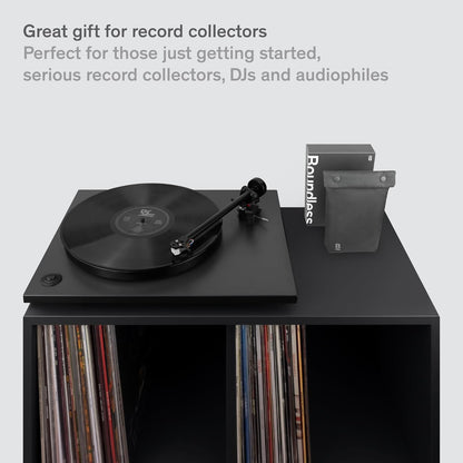 Boundless Audio Vinyl Record Cleaning Kit - 5-in-1 Vinyl Cleaning Kit Includes Velvet Record Brush, Stylus Cleaner, Cleaner Solution, Nylon Brush & Storage Bag