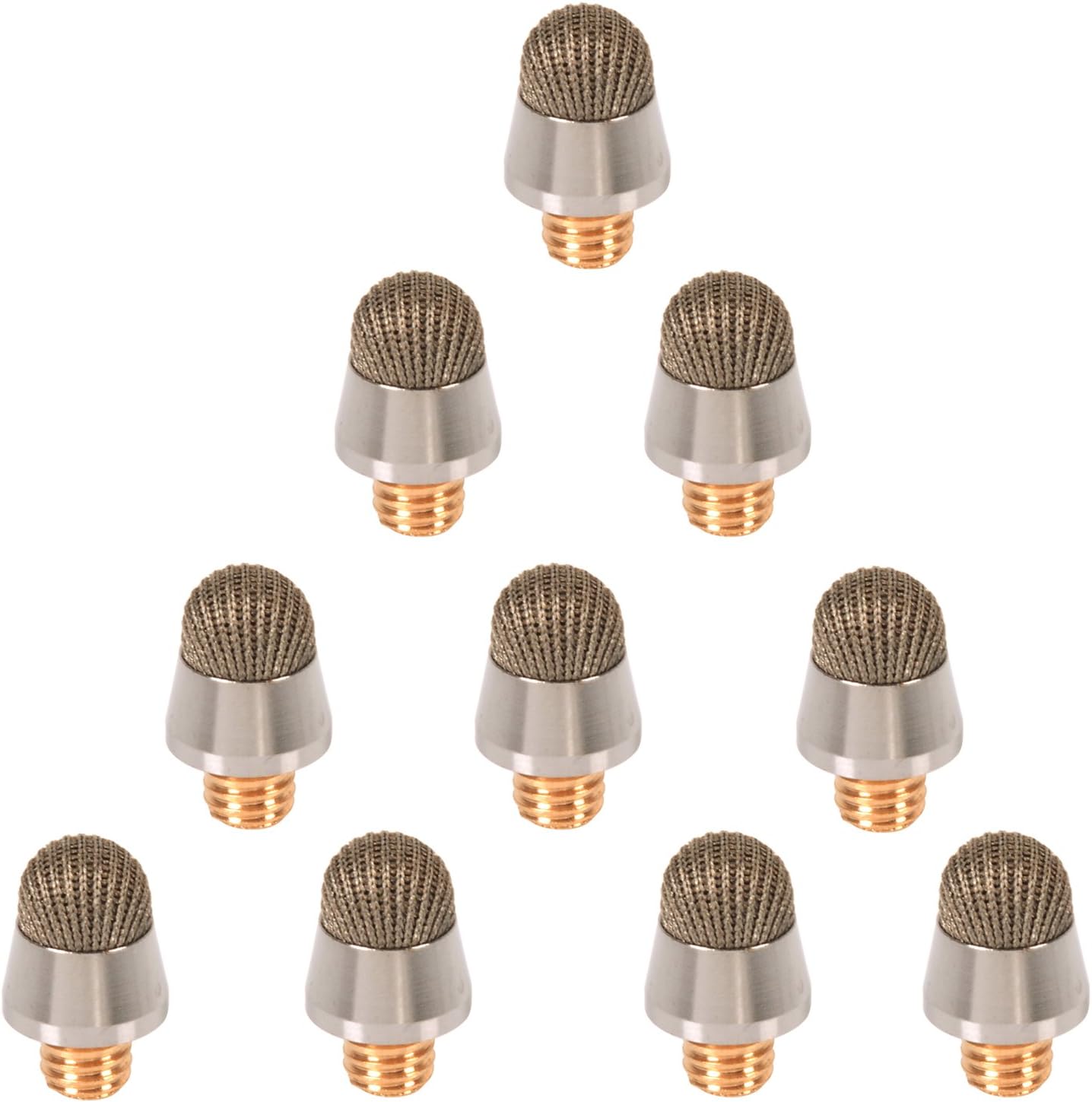 The Friendly Swede Stylus Replacement Tips for Extra Long Fiber Stylus Pen — 10-Pack Tips with Touchscreen Cleaning Cloth