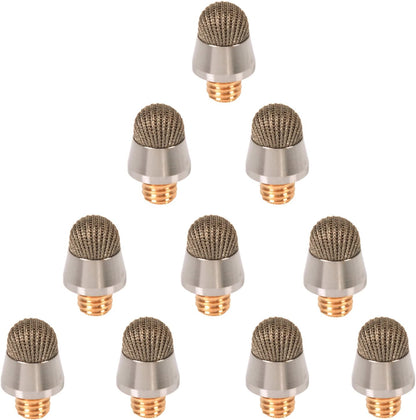 The Friendly Swede Stylus Replacement Tips for Extra Long Fiber Stylus Pen — 10-Pack Tips with Touchscreen Cleaning Cloth