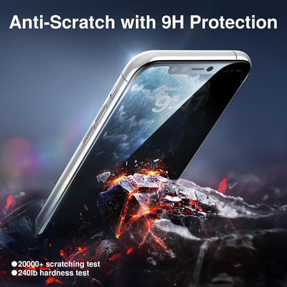 SMARTDEVIL 2+2Pack for iPhone 11 Privacy Screen Protector with Camera Lens Protector,Shatterproof Tempered Glass [True 28°Anti Spy] [9H Hardness] [Automatic Dust-Elimination Install] [Bubble Free]