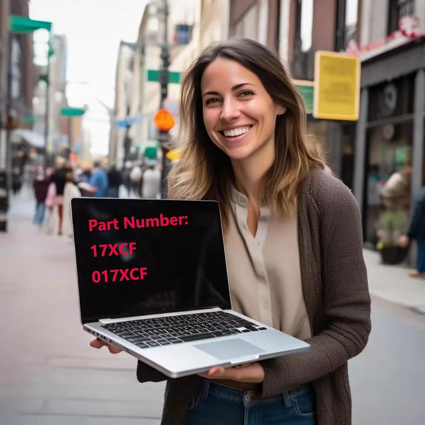 Replacement LCD Back Cover Rear Top Lid with Hinges for Dell Latitude 15 3520 E3520 Series Laptop,New Dell Latitude 3520 Back Cover and Hinge P/N: 17XCF 017XCF Black