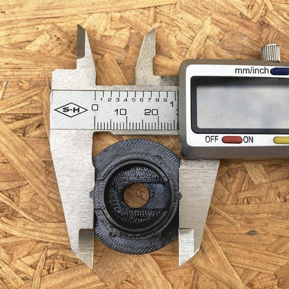 Wall Bushing Grommet for Starlink Dishy Router Ethernet adapter Cable, Starlink Cable Routing Kit Feed-Through for 1 inch Wall Hole and Furnitures Wire Hole (Black, 1 Pack)