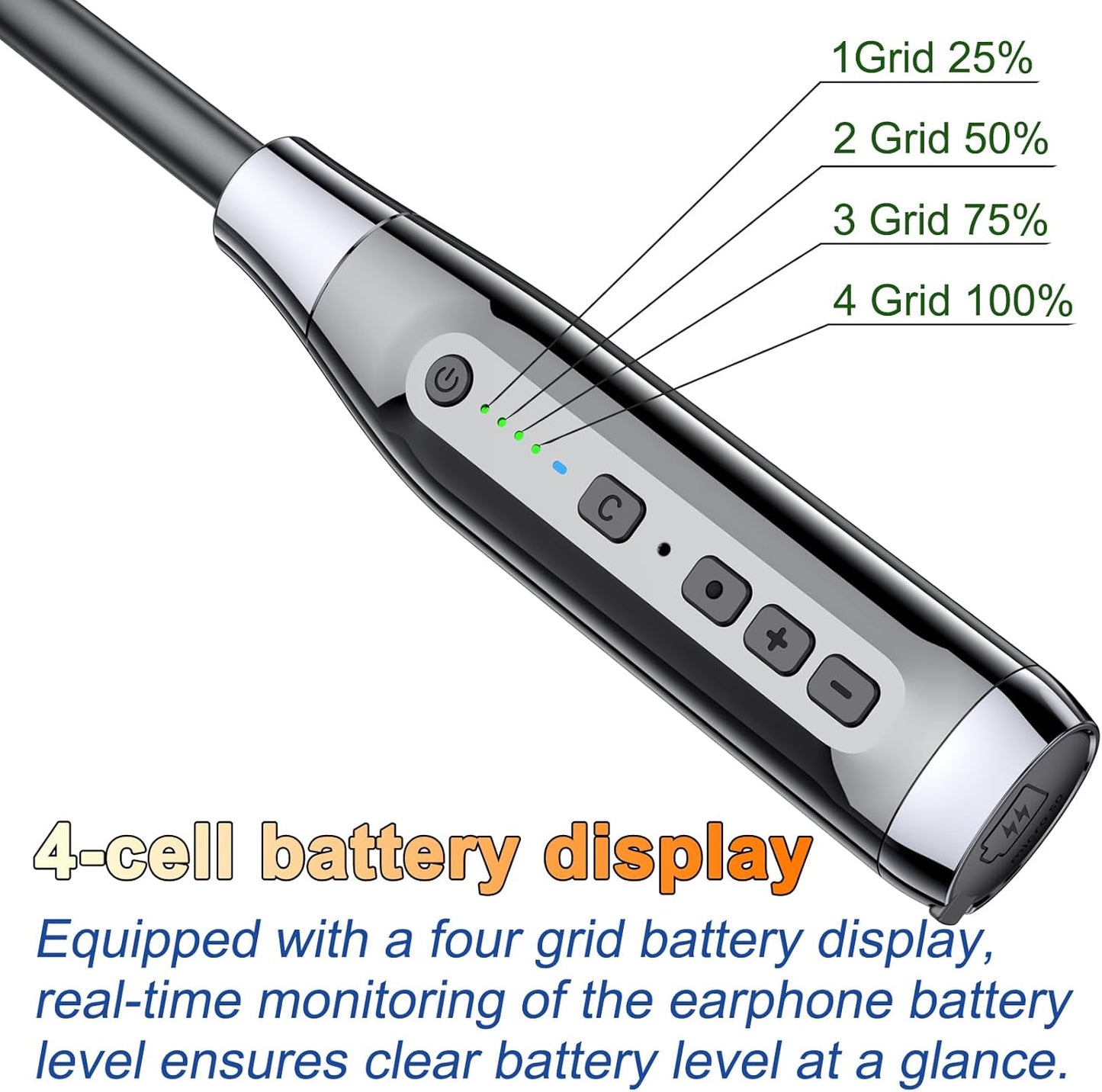 Neckband Bluetooth Headphones，6.0 Bluetooth 120 Hours Playtime，IPX7 Sports Waterproof Earbuds with Microphone Noise Cancelling with TF Card Slot ，HiFi Stereo (Black)