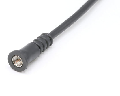 THE CIMPLE CO Coaxial Cable Weather Boot - RG6 Connectors RG59 Ends Coaxial Boots - Weatherproof (Black) - Pack of 4