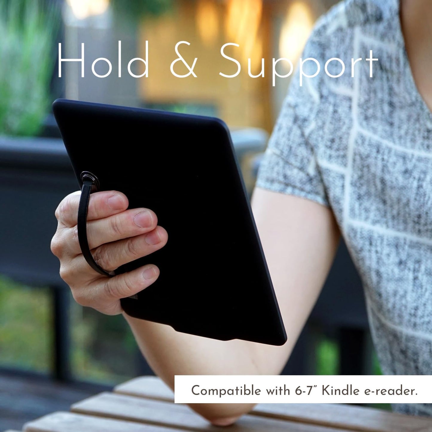 SleekGrip Premium: Swappable Phone Stand & Phone Grip - Ultra Thin Convertible Grip Holder Fits Most iPhone and Android Cases, Phone Strap Compatible with Wireless Chargers and Car Mounts