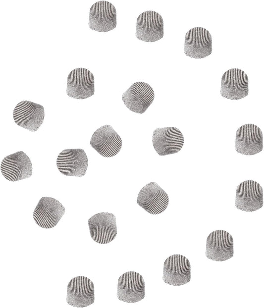 MECCANIXITY 10Pcs Replacement Fiber Mesh Tips for Stylus Pens 8mm Suitable for Capacitive Touch Screen,High Sensitivity,Soft,No Scratch Screen Pen Tip