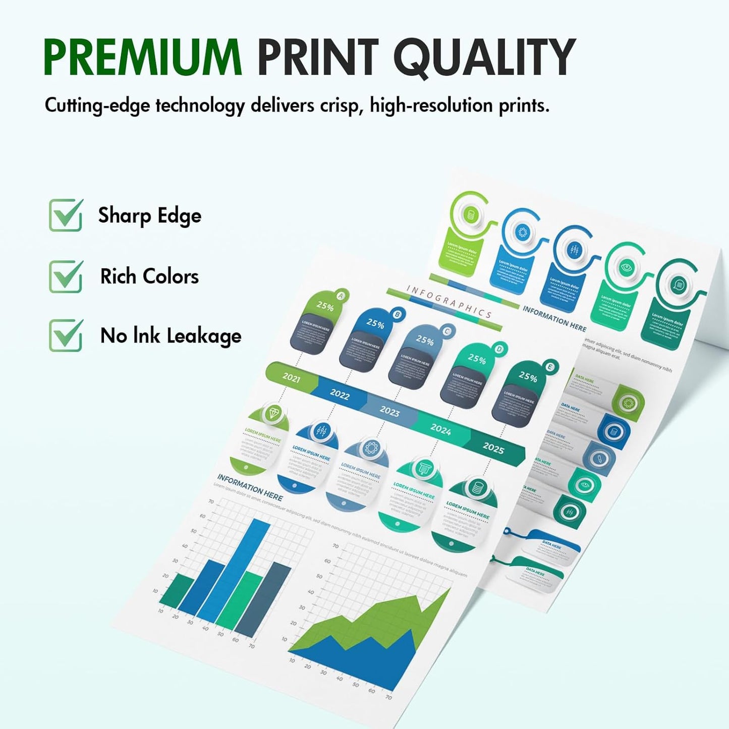 962 962XL Ink Cartridges Combo Pack：Replacement for HP Ink 962XL Black and 962 Color for HP OfficeJet Pro 9010 Series 9015 9018 9025 9020 9012 9014 9016 9019 9022 9026 9027 9028 9029 Printer