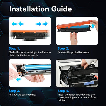 LEMERO 215A Compatible Toner Cartridge Replacement for HP 215A Black Toner Cartridges Work with HP Color Laseret Pro MFP M182nw M183fdw M155dw M155nw Printer (2-215A Black, with CHIP)