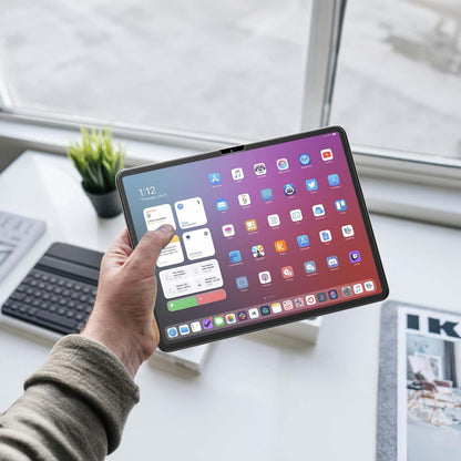 FLOLAB ONETIME NanoArmour Anti-Glare Screen Protector for iPad Pro 13 Inch M4 2024 Anti-Fingerprint Tempered Glass, TruColor, Matte, Easy Install, Bubble Free, Dust Free, Smooth as Butter, Durable