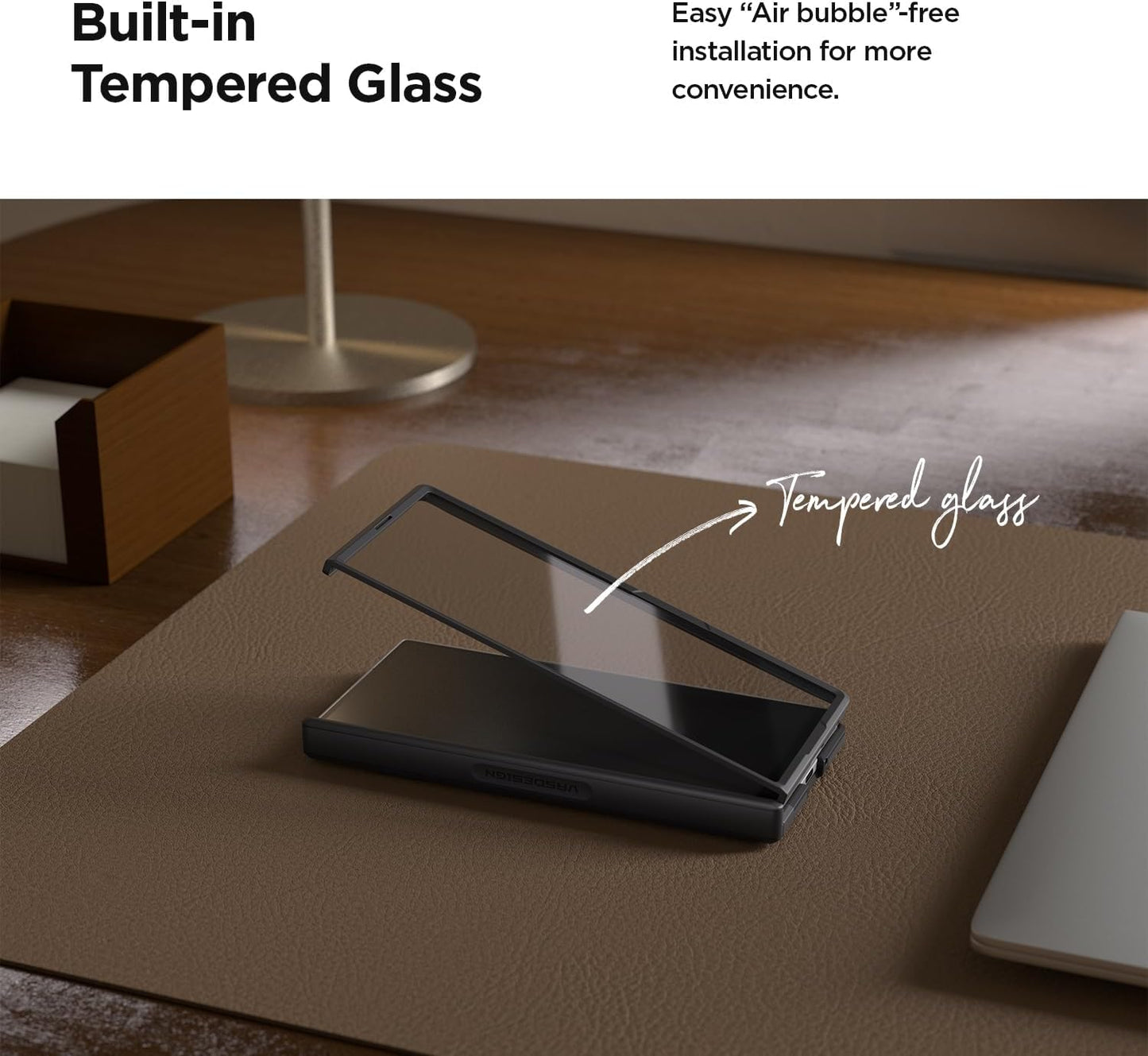 VRS DESIGN Terra Guard Modern for Galaxy Z Fold 7 (2025) – Magnetic Phone Case with Built-in Screen Protector, Rugged Dual Layer Protection & Spring-Loaded Hinge Cover (Navy)