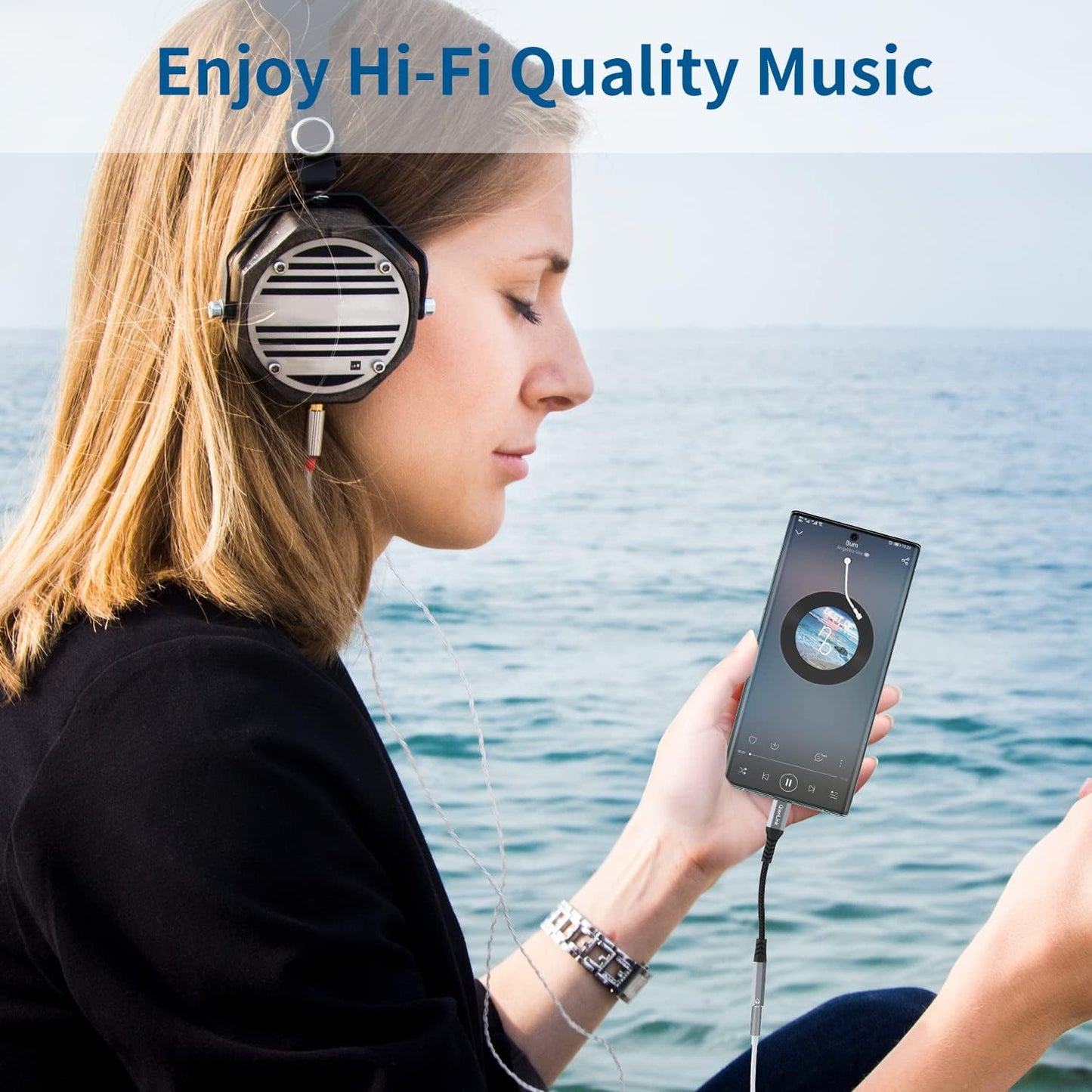 USB Type C to 3.5mm Female Headphone Jack Adapter, (3-Pack) USB C to Aux Audio Dongle Cable Cord for iPhone 15 16 17 Pro Max, Samsung Galaxy S25 S24 S23 S22 S21 S20 Ultra, Note 20, Pixel 8 9,iPad Pro