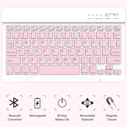 Keyboard Case for iPad Air 11-inch M3/M2/Air 5th/ 4th Generation- Detachable Bluetooth Keyboard Case with Pencil Holder - Flip Stand Cover for iPad Air 11"(2025&2024) /Air 5 2022/Air 4 2020/Pro 11 1st