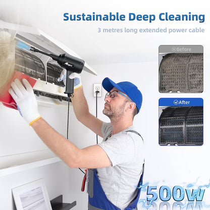 ATEngeus Air Duster, Stepless Speed Electric Air Duster, Multi-Use Compressed Air Duster, Keyboard Cleaner, Replace Canned Air, Air Blower for Clean Dust, Hairs, Laptop, PC