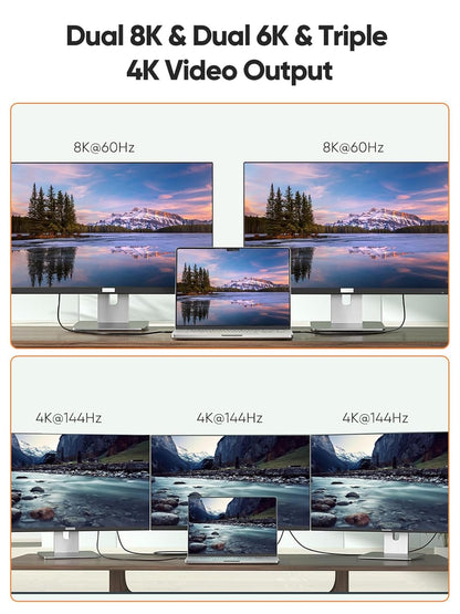 CableCreation 80Gbps USB 4 Cable 3.3FT, 120Gbps Bandwidth, 8K 60Hz Display, 240W Charging, Compatible with Thunderbolt 5,Thunderbolt 4/3, USB4, SSD, MacBook M4 Pro, Dock, eGPU