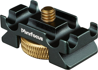 MINIFOCUS Camera Cable Clamp with Arca Swiss System, Aluminum Alloy Tether Cable Block Clip with 4 Grooves, USB Cable Lock Clip Clamp HDMI Protector for All DSLR Cameras Cable