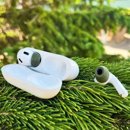 Comply Memory Foam Replacement Earbud Tips for Apple AirPods Pro 1 & 2 | Ultimate Comfort, Secure Fit, Superior Noise Isolation | Anti Slip, Prevent from Falling Out | Green, Medium (3 Pairs)