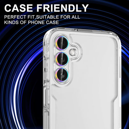 for Samsung Galaxy A16 Camera Lens Protector, Individual Metal Ring Tempered Glass Lens Cover, [Strong Adsorption] Scratch Resistant Ultra-Thin HD Clear Lens Cover, 1 Set-Colorful