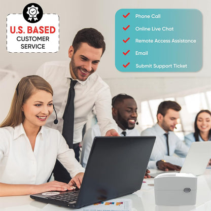 Arkscan 2054K-USB Upgraded 2054A Shipping Label Printer for Windows Mac Chromebook, Support Amazon Ebay Paypal Etsy Shopify ShipStation UPS USPS FedEx, fit Roll & Fanfold 4x6 Direct Thermal