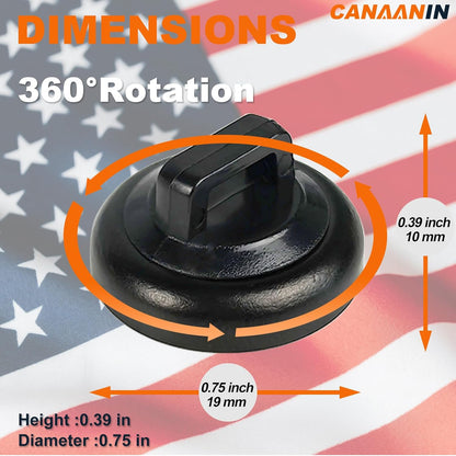 Magnet Zip Tie Mount Magnetic Zip Ties Mount Clips Base Holder Strong Multipurpose Wire Cable Holder Mount Wire Clips Management for Home Office Marine Electrical Wiring (Black, 12 Piece)