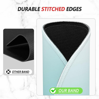 ITNRSIIET Mouse Pad Non-Slip Rubber Base Smooth Surface Stitched Edges Waterproof Durable Compatible with All Mice for Office & Gaming, Desk Accessory, Diameter 8.7 inch, Sky Gradient