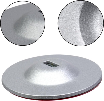 I3C Anchor Plate Adhesive Security Plate, Laptop Lock Plate with Slot, Universal Lock Plate for Laptop, Monitor, Smart Phone,Tablet, Other Electronic Products (Silver 4 Pack)