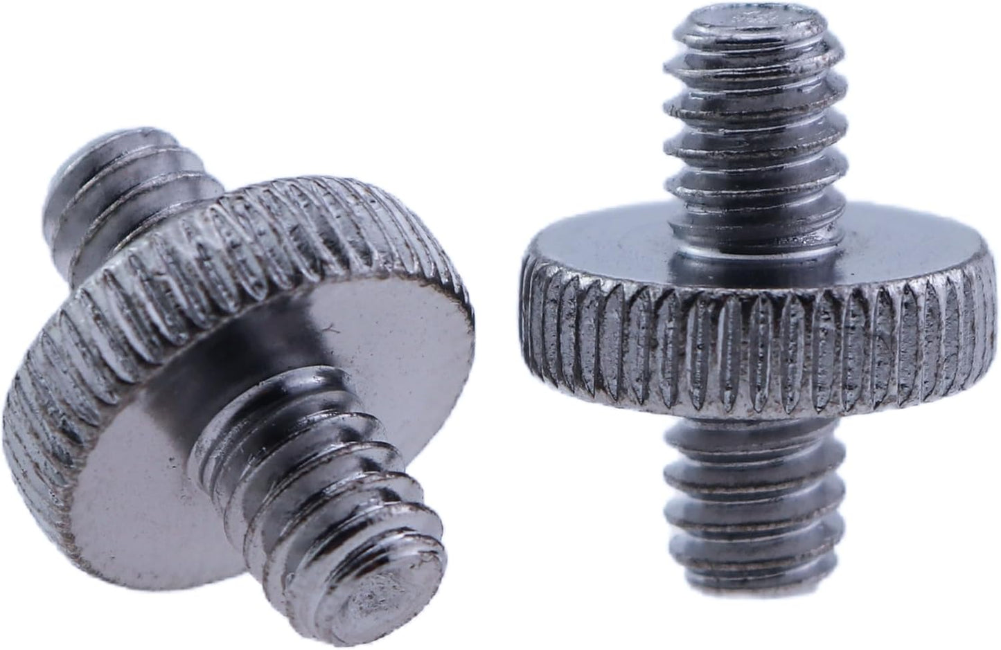 5PCS 1/4 Inch-20 to 1/4 Inch-20 Dual Head Adapter - Male to Male Metal Tripod Screw Adapter