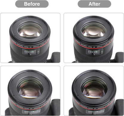 14-in-1 Camera Lens Cleaning Kit - Mirrorless & DSLR Sensor Cleaning Kit for Canon, Sony, Nikon Including Lens Blower, Detergent, Swabs, Cloth, Pen, Brush