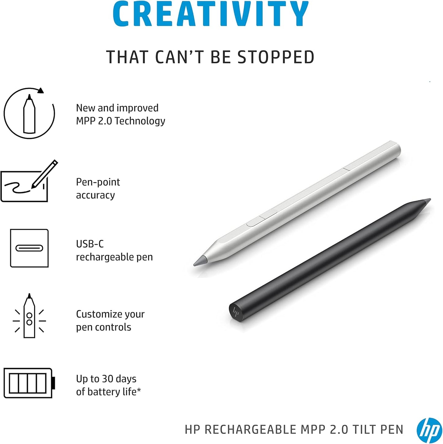 HP Active Rechargeable Tilt Pen MPP 2