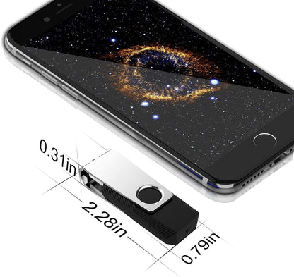 Aiibe 4GB Flash Drive 50 Pack - USB 2.0 Memory Stick Multipack Zip Drive, Black