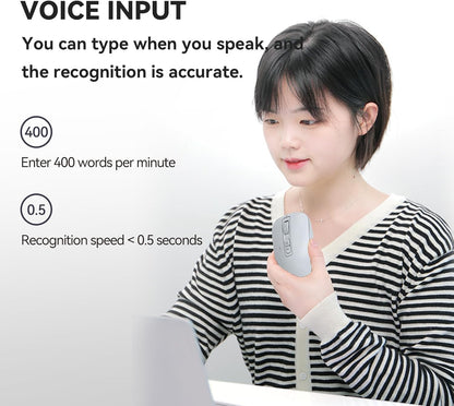 M4 Wireless Smart Ai Mouse For Pc Laptops,One-Touch Voice Input, Ai Assistant, Meeting Recording, Screenshot Translation, And Multi-Language Compatibility, Is A High-Performance Office Device.
