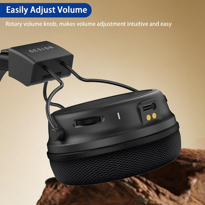 BESIGN BTH02 Wireless Headphones for TV Watching with Bluetooth Transmitter Charging Dock, TV Headphones Wireless for Seniors, Bluetooth Headsets, 100ft Range No Audio Delay